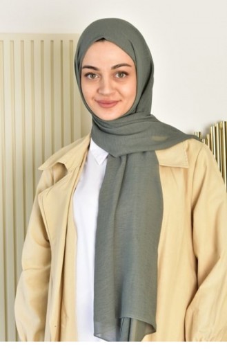 Naturel Krep Düz Şal Çağla Naturalkrep000 014