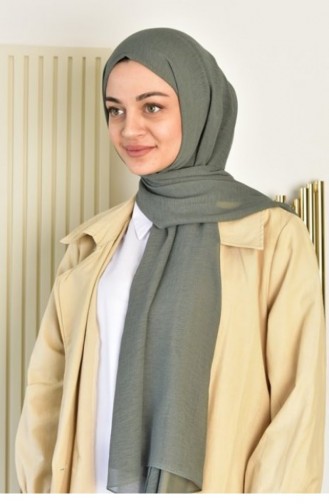 Naturel Krep Düz Şal Çağla Naturalkrep000 014