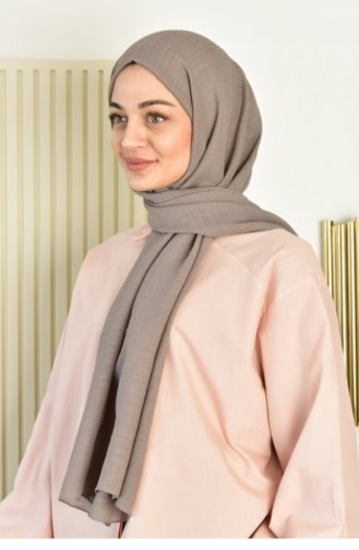 Naturel Krep Düz Şal Taş Naturalkrep000 019