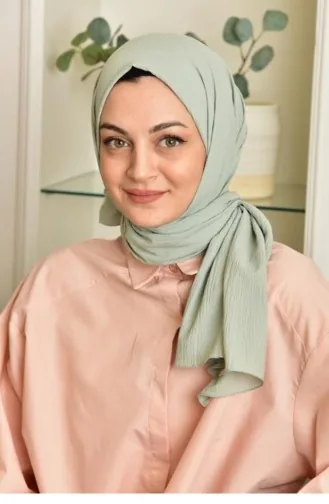 شال أخضر فاتح 1455