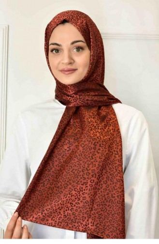 Dark Brick Red Shawl 1835