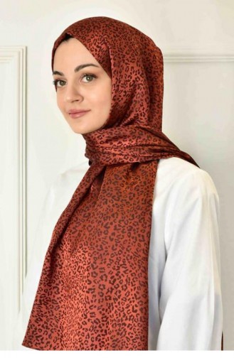Dark Brick Red Shawl 1835