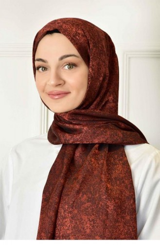 Dark Brick Red Shawl 1850
