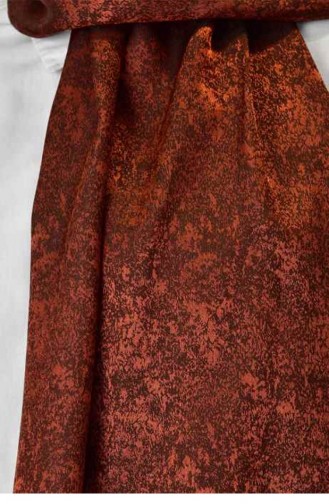 Dark Brick Red Shawl 1850
