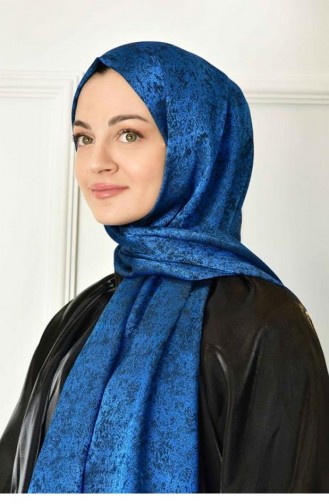 Saks-Blau Schal 1853
