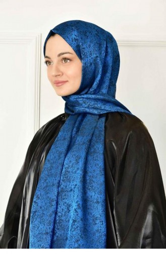 Saks-Blau Schal 1853