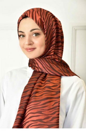 Dark Brick Red Shawl 1865