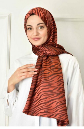 Dark Brick Red Shawl 1865