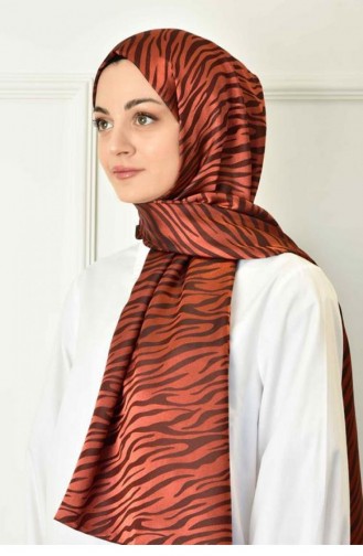 Dark Brick Red Shawl 1865