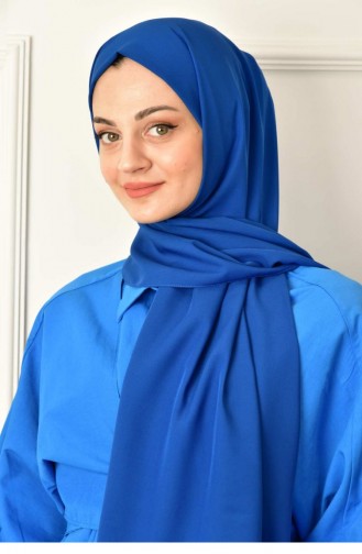 Şifon Düz Şal Saks Sıfonsal 00 051