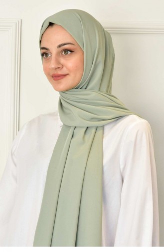 Şifon Düz Şal Açık Çağla Sıfonsal 00 00230