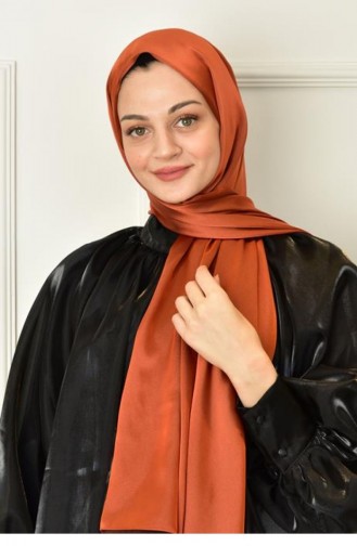 Orange Schal 2073