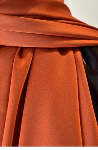 Orange Schal 2073