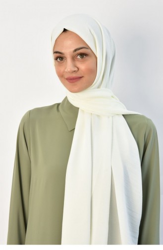 Creme Schal 2323