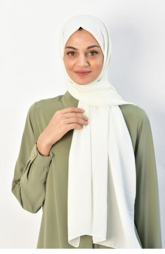 Creme Schal 2323