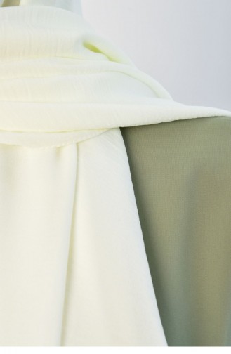 Creme Schal 2323