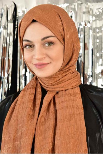 Cinnamon Color Shawl 2712