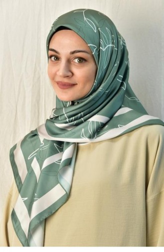 Green Scarf 2865