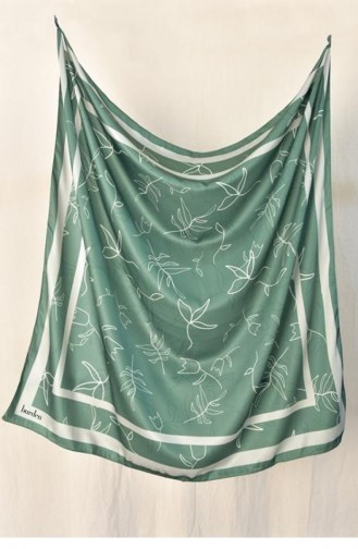 Green Scarf 2865
