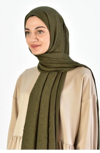 Khaki Schal 3216
