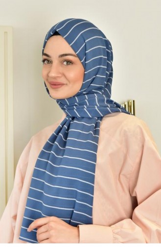 Indigo Shawl 3476