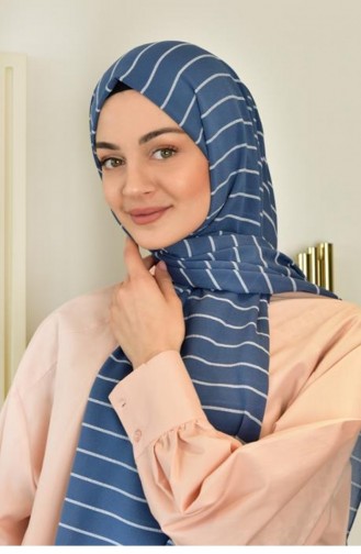 Indigo Shawl 3476