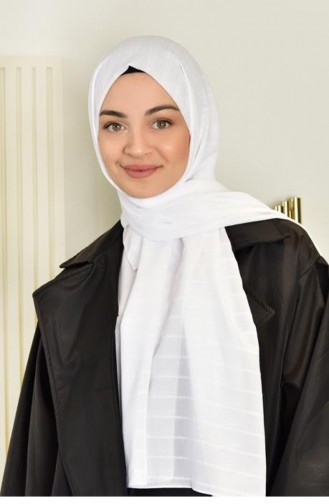شال أبيض 3477