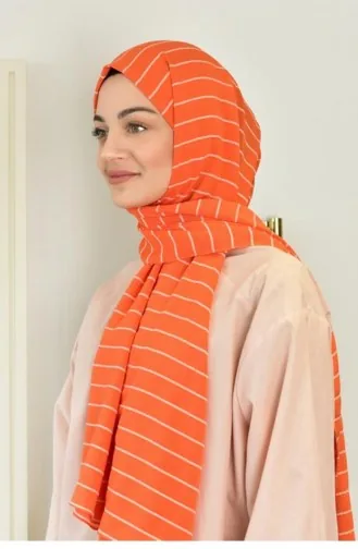 شال برتقالي 3478