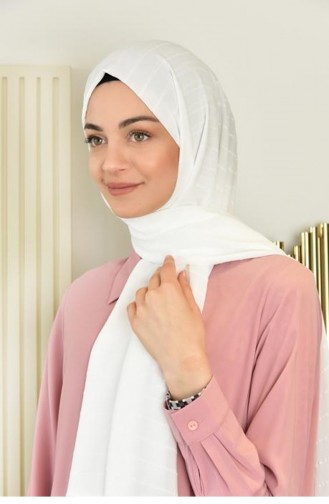 Ecru Shawl 3490