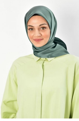 Black Shine Parlak Düz Eşarp Mint Blackshınesarp 029