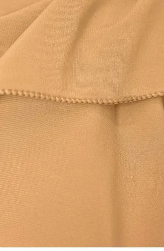 Sandy Lycra Plain Combed Shawl Caramel Sandy00 087 3524