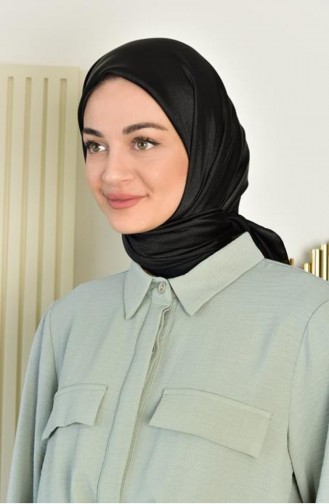 Kristal Glanzende Sjaal Zwart Krstales00 001 3582