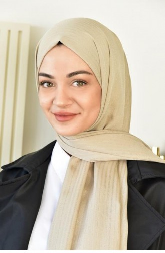 Line Şal Bej Lınesal00 005