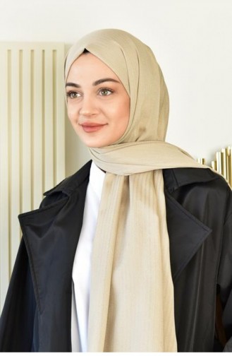 Line Şal Bej Lınesal00 005