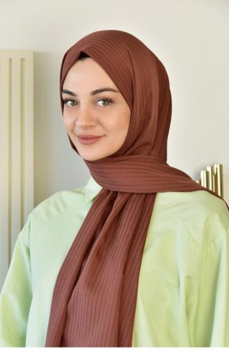 Line Şal Kızıl Kahve Lınesal00 00290