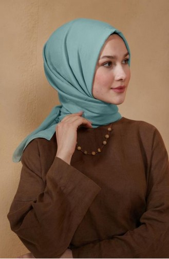 Ellen Pamuk Kraş Şal Mint Ellen00 029