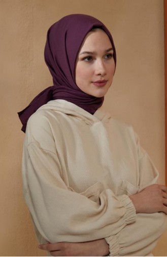 Ellen Pamuk Kraş Şal Mürdüm Ellen00 012