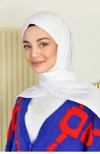 Penye Şal Beyaz Penyeş000 043