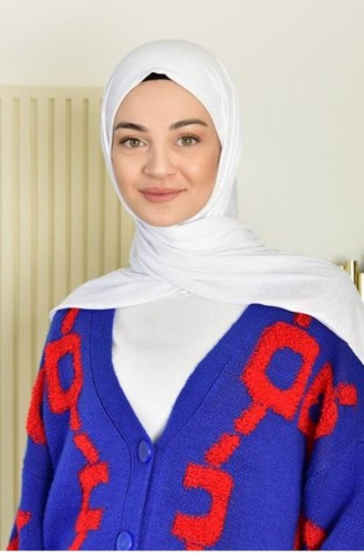 Penye Şal Beyaz Penyeş000 043