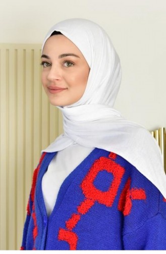 Penye Şal Beyaz Penyeş000 043