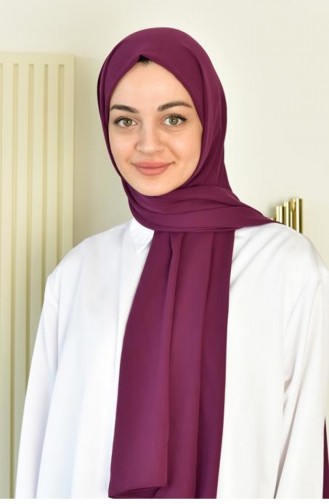 İthal Medine İpeği Düz Şal Mor Ithalmedıne 00 028