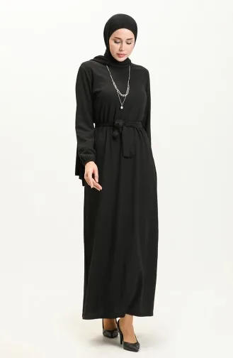 Bürümcük Halskettenkleid 1790-01 Schwarz 1790-01