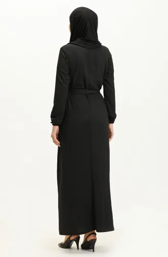 Bürümcük Halskettenkleid 1790-01 Schwarz 1790-01