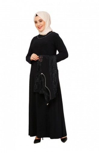Dunkelblau Hijab Kleider 4123MZ.LCV
