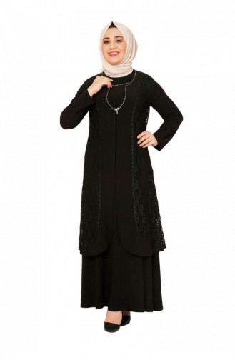 فستان أسود 4123MZ.SYH