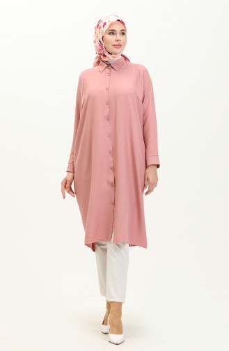 Reglan Sleeve Tunic 6433-24 Dusty Rose 6433-24