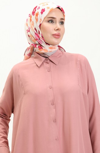 Reglan Sleeve Tunic 6433-24 Dusty Rose 6433-24