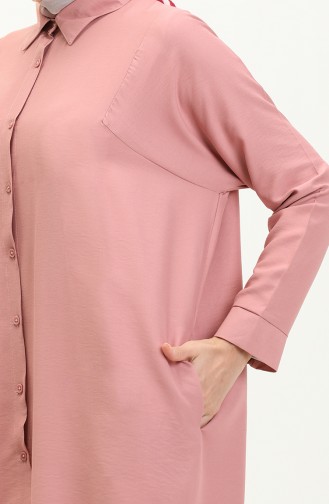 Reglan Sleeve Tunic 6433-24 Dusty Rose 6433-24