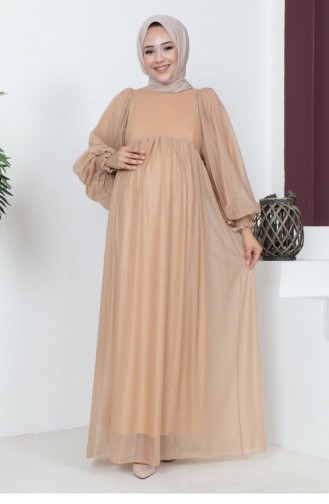 Gold Hijab-Abendkleider 14646