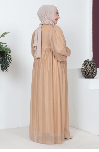 Gold Hijab-Abendkleider 14646